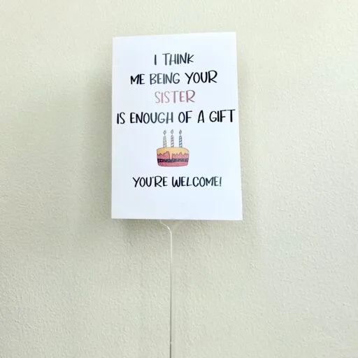Best Sister Card