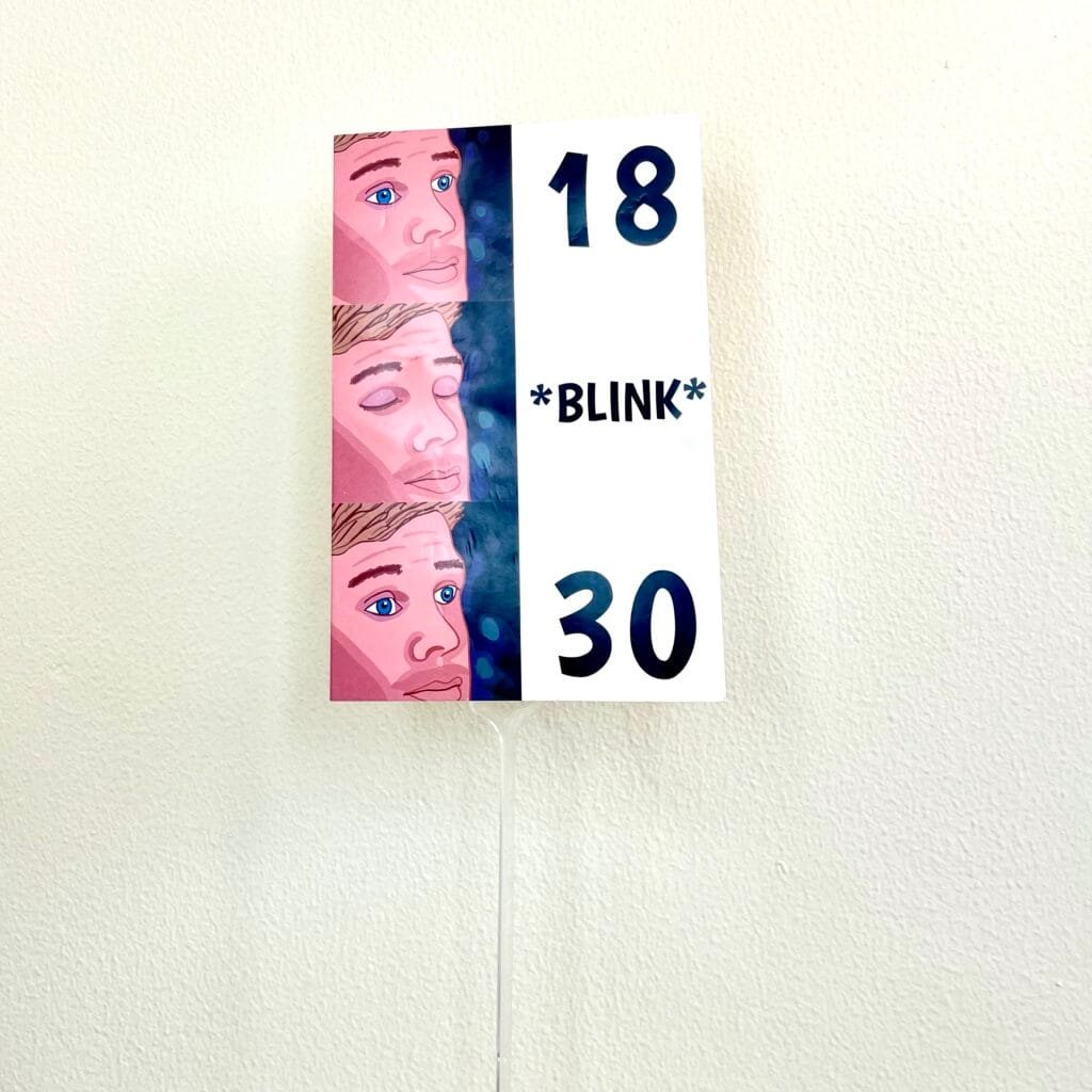 Blink Of An Eye Birthday Card - Image 1