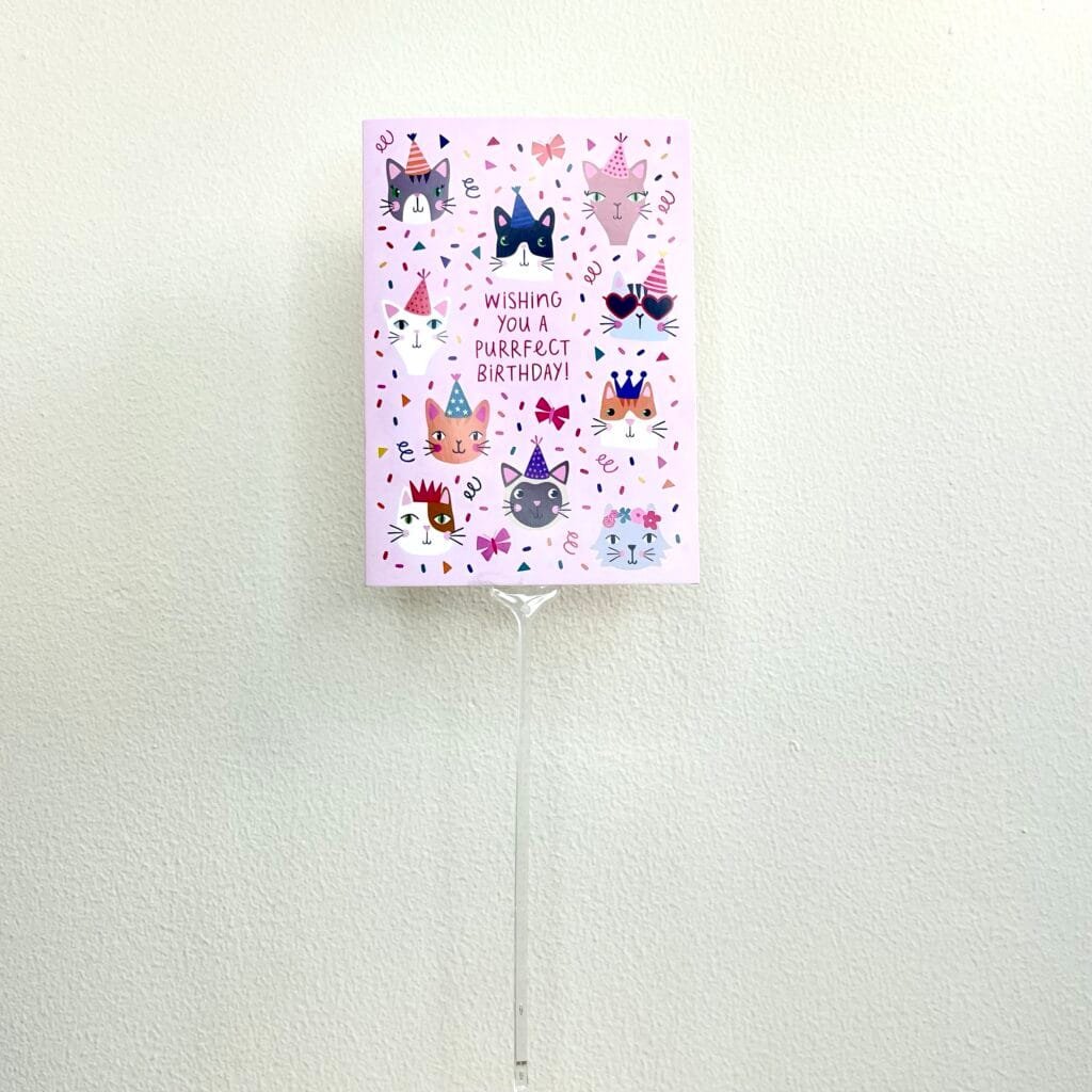 Kitty Face Birthday Card - Image 1