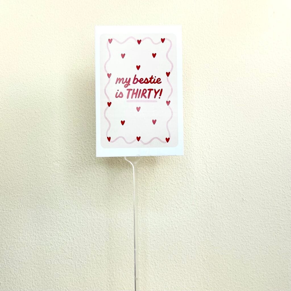 My Bestie Is Thirsty Card - Image 1