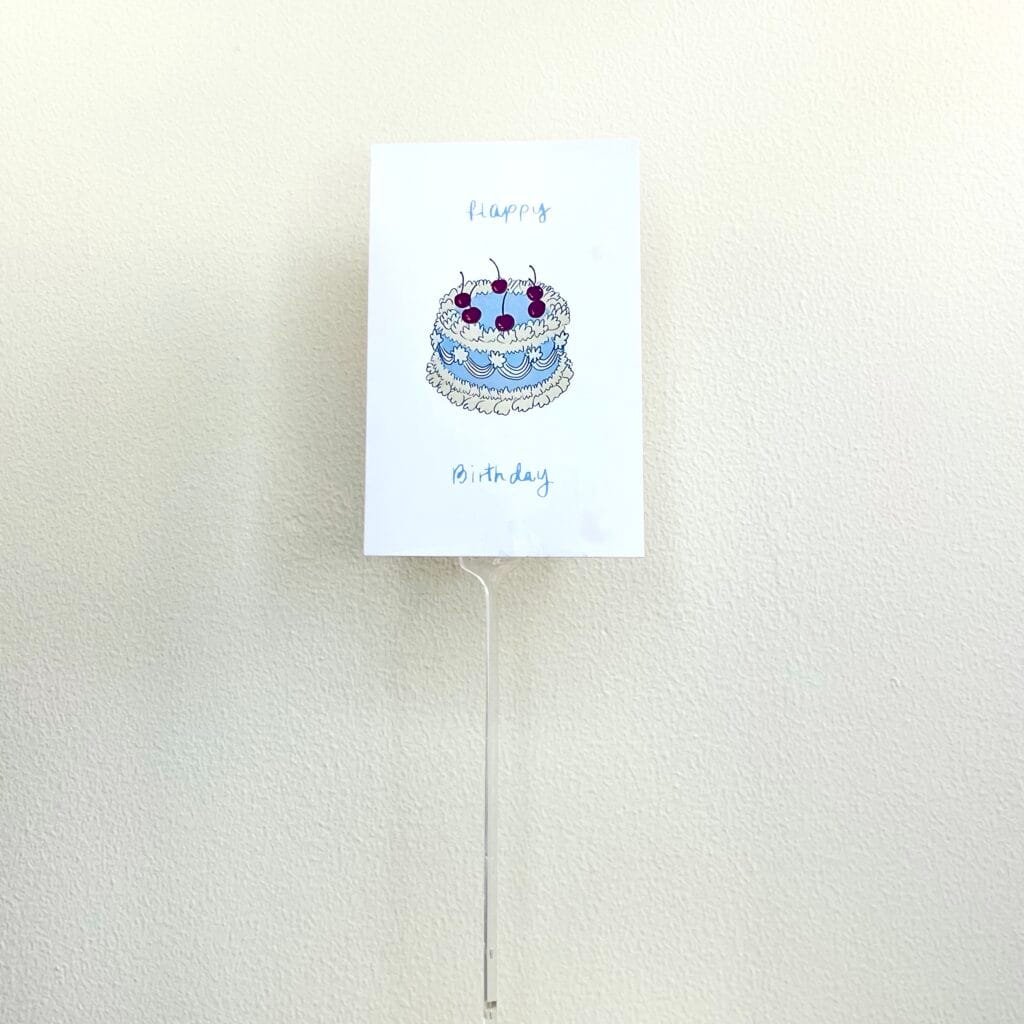 Cherry Happy Birthday Card - Image 1